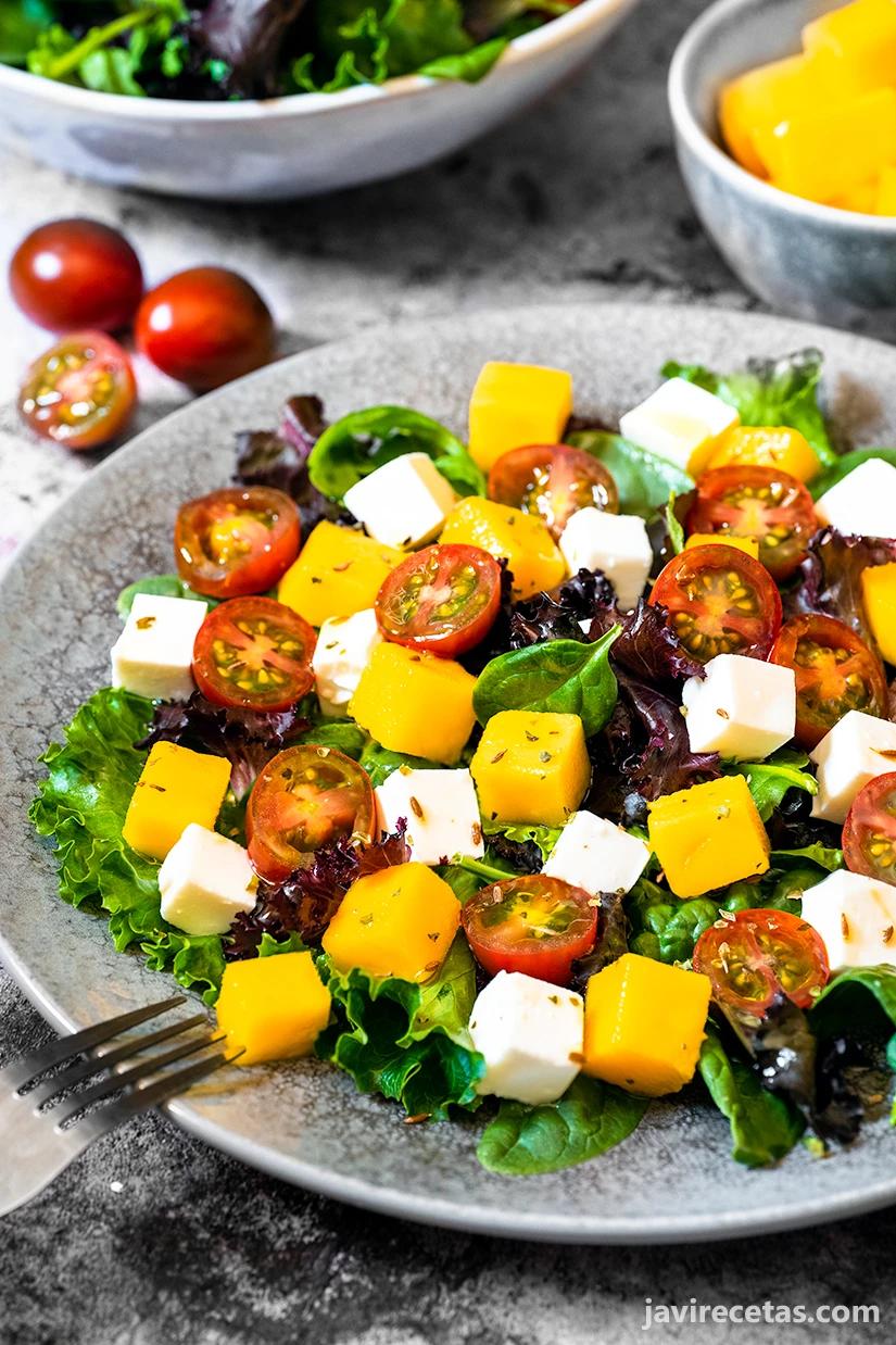 ensaladas con queso fresco de burgos - Cuánto hierro tiene el queso de Burgos