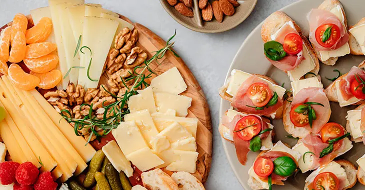 Descripción de las tapas de quesos - Que contienen las tapas descripción tapa de quesos - Que contienen las tapas