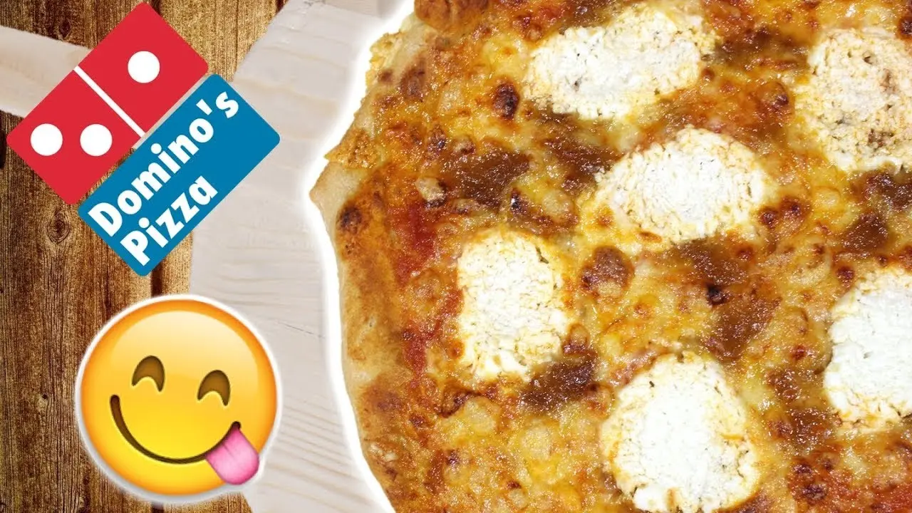 pizza queso de cabra y cebolla caramelizada dominos - Qué tipos de pizza hay en Domino's